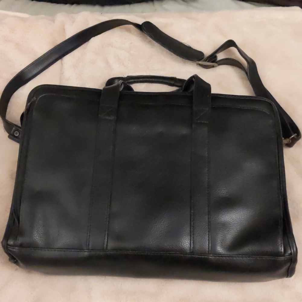Vintage 90's leather satchel brief case